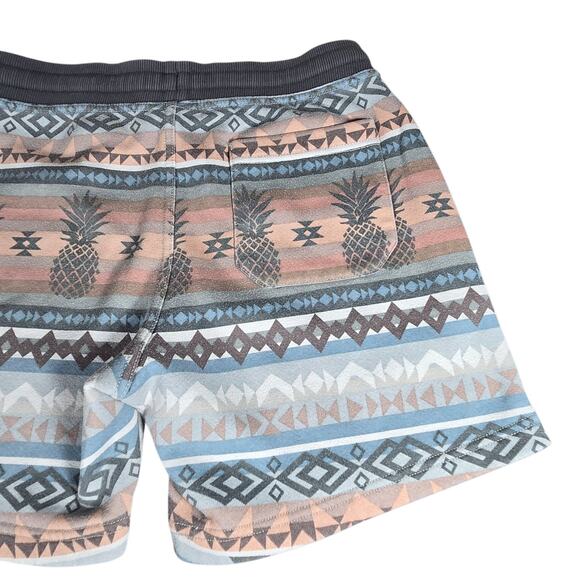 Chubbies Lounge Shorts Mens Small Pineapple Aztec Fleece Drawstring Comfy Short - Picture 8 of 12